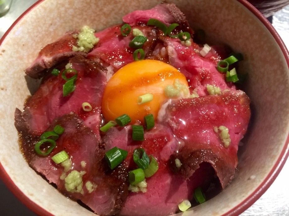 ローストビーフの小丼
