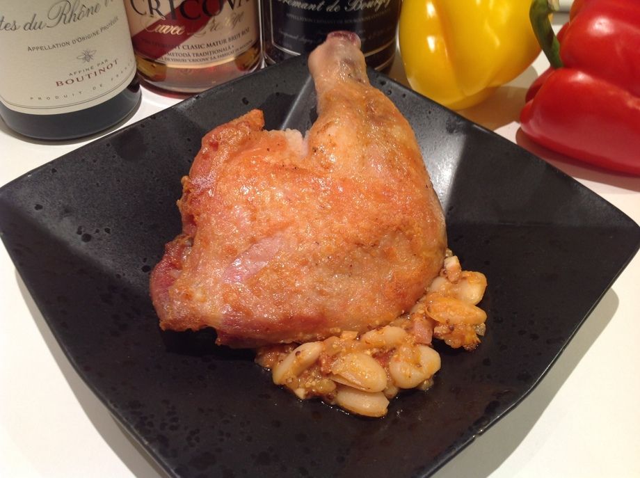 鳥取県産　大山鶏のもも肉コンフィ