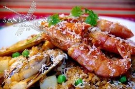 Arroz con mariscos ペルー風パエリヤ