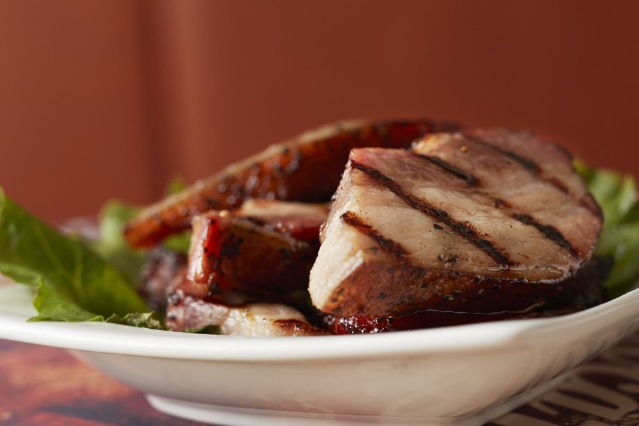 炭火焼き自家製ベーコン（500）