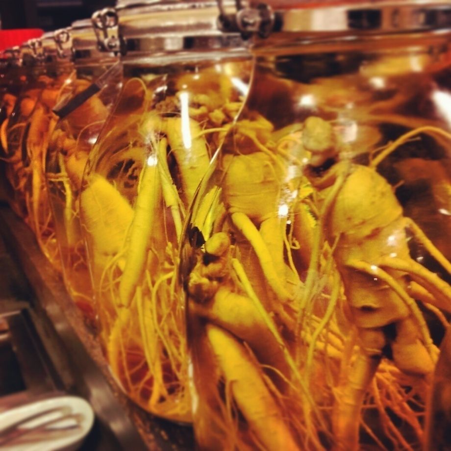 高麗人参酒（自家製）（￥950（税込1,026円））