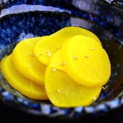 たくあんの燻製