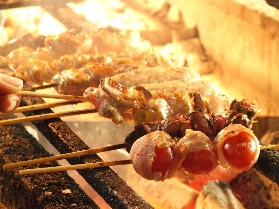 豚バラ野菜巻き串　気まぐれ　豚串４本セット（220円～）