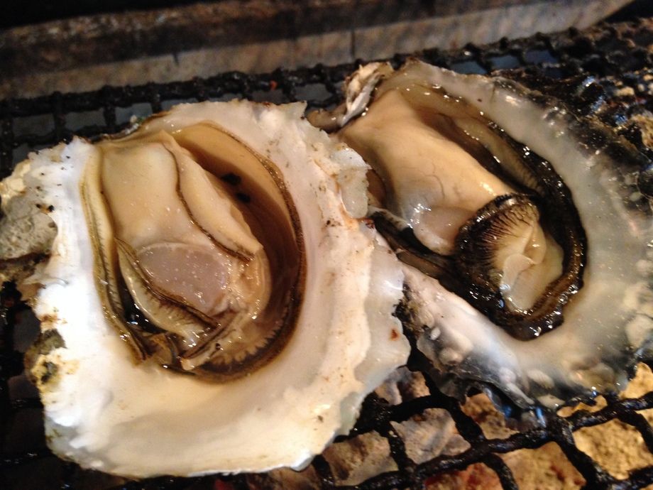 【産地直送！】殻付き牡蠣　炙り焼き　レモン添え（400円～）