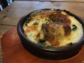 牡蠣のグラタン