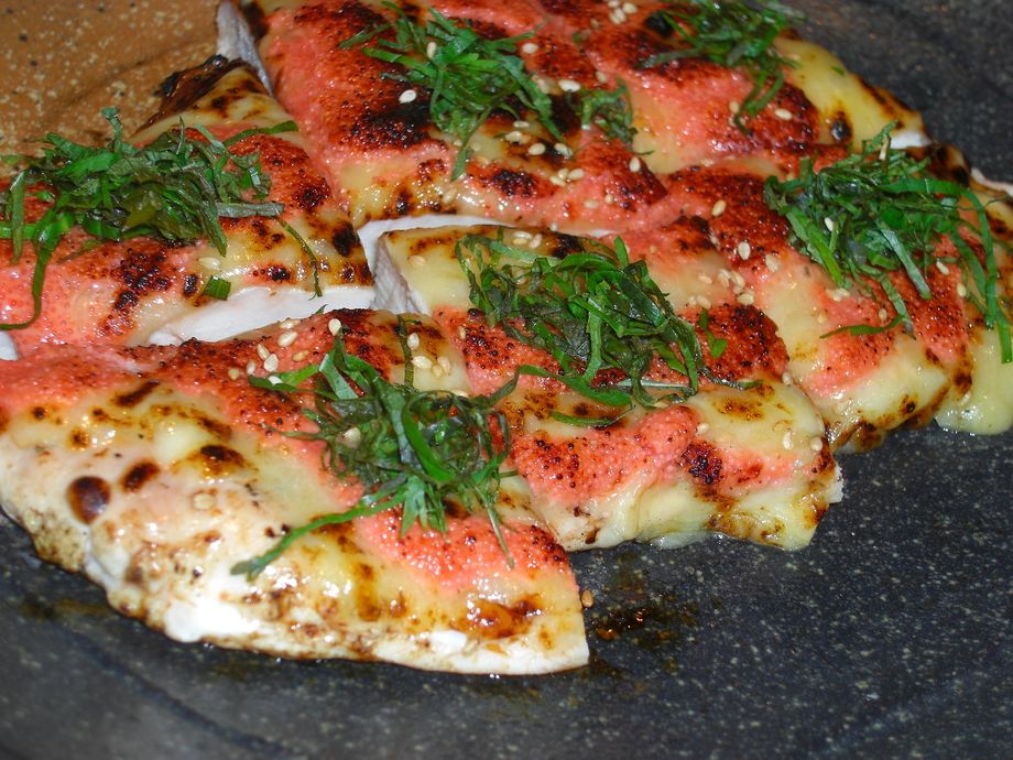 【名物！鶏むねの大判チーズ焼き】≪一番人気！≫明太、ごま、しそ（650円）