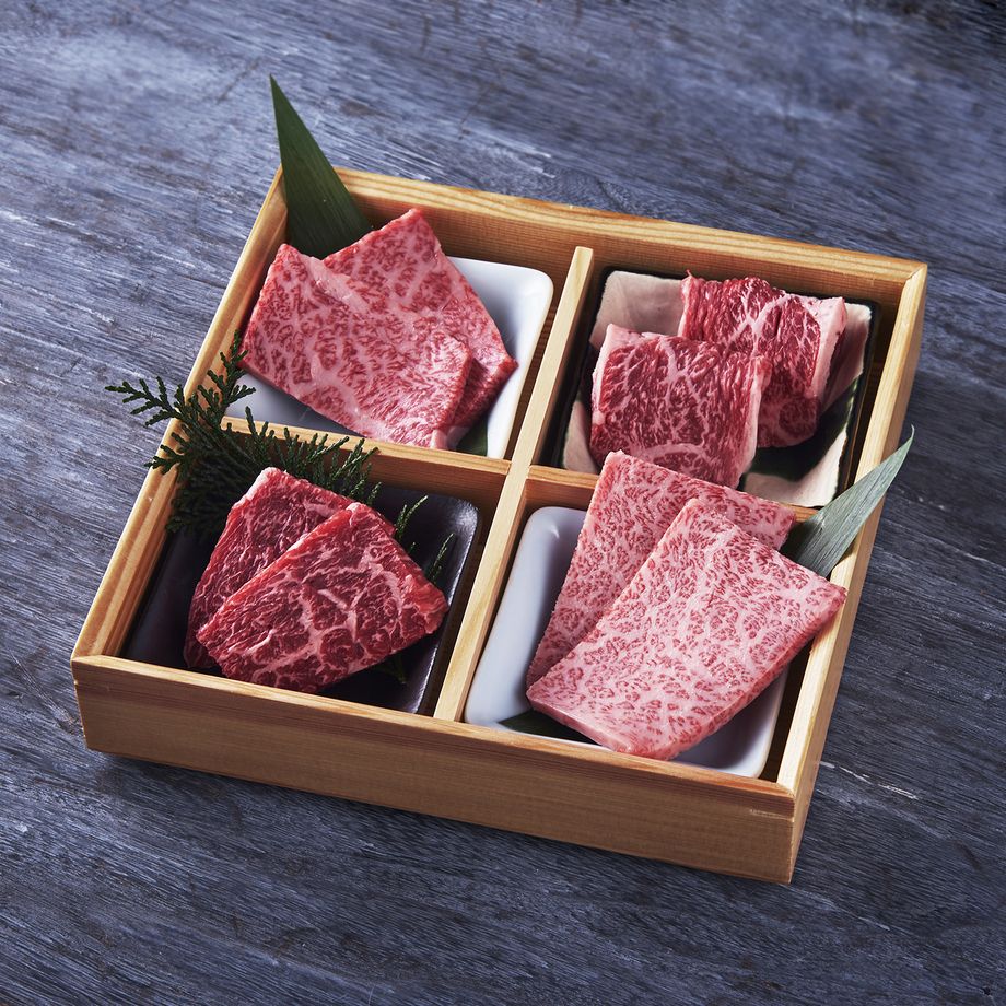 特選山形牛箱盛り（4種）