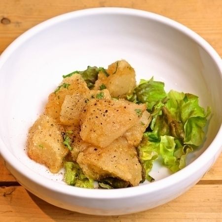 あごだしの旨み　おでん大根の唐揚げ