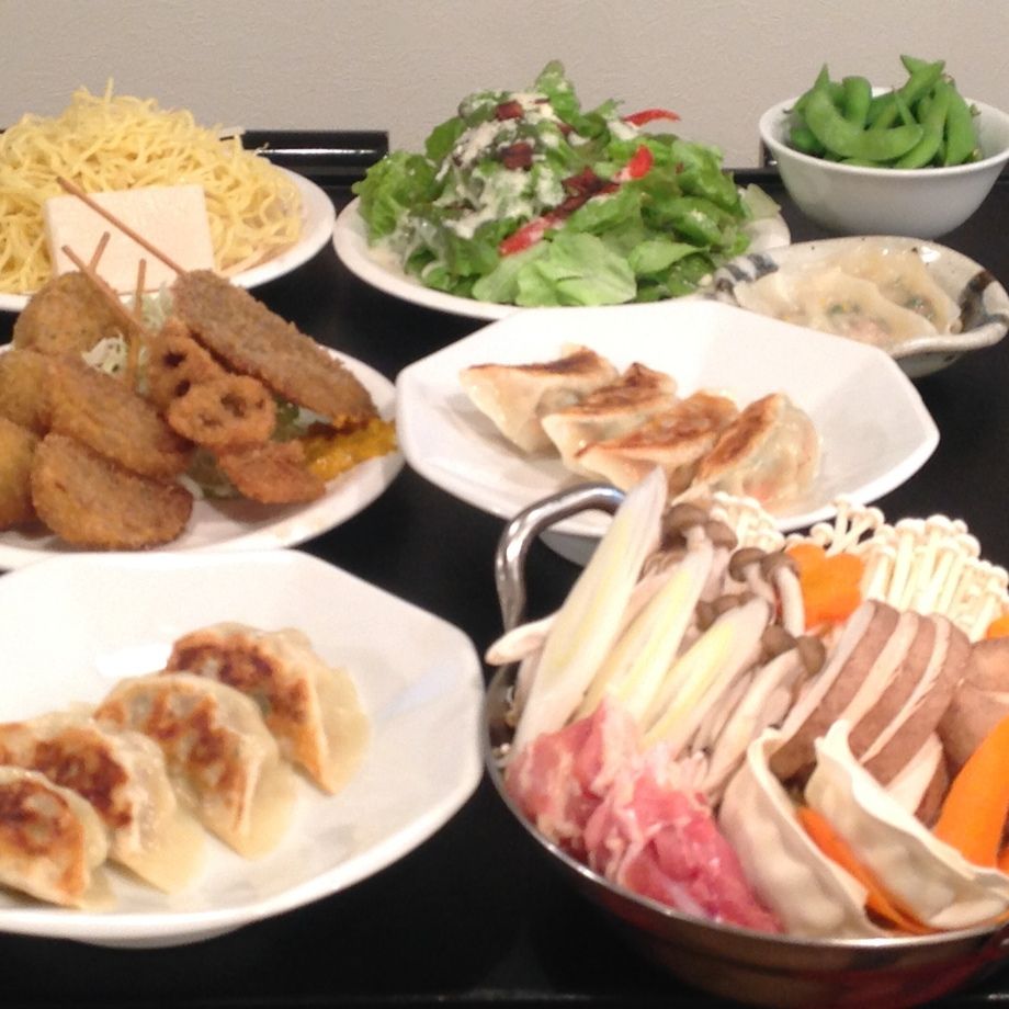 2,000円コース　（2,000円 (※プラス1,500円で3時間飲み放題付））