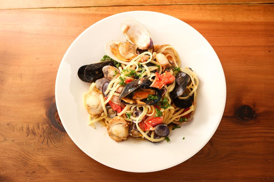 たっぷり魚介のフレッシュリングイネ（¥1,580）