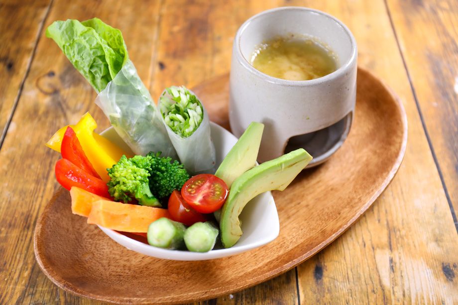 彩り野菜のバーニャカウダ　