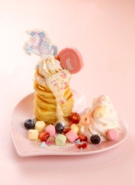 ユニータのゆめかわパンケーキ