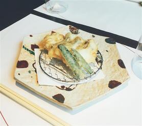 真鱈と白子の天ぷら