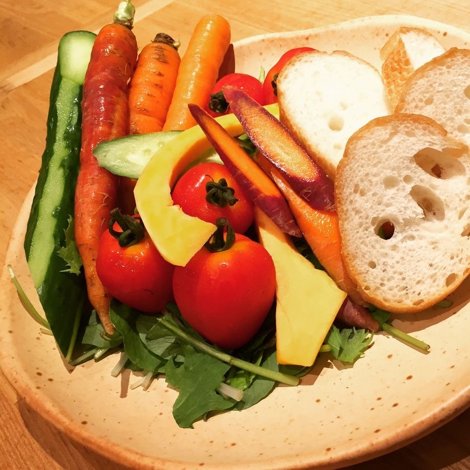 新鮮野菜のバーニャカウダ