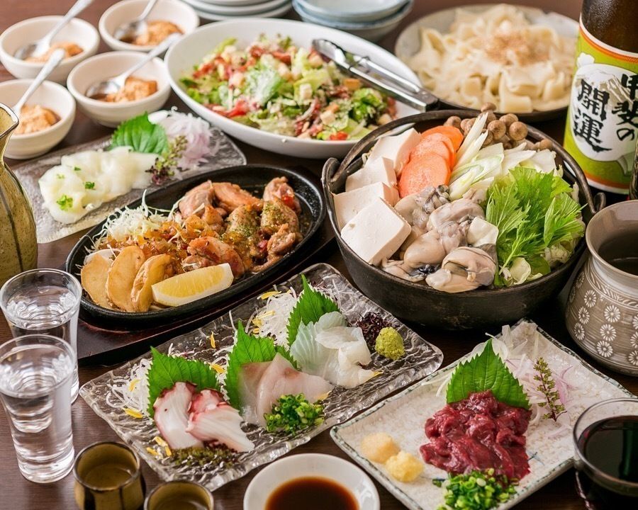 接待よってけしコース～ご予算に合わせます～3時間飲み放題付き（6,000円）