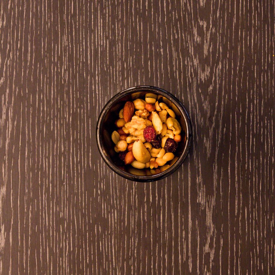 自家製スモークのミックスナッツ