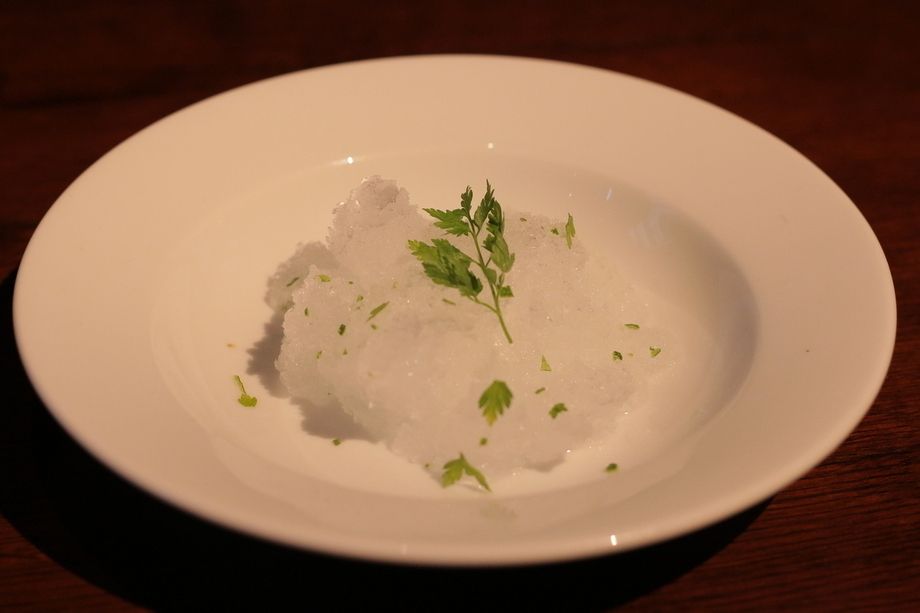 ジントニックのシャーベット