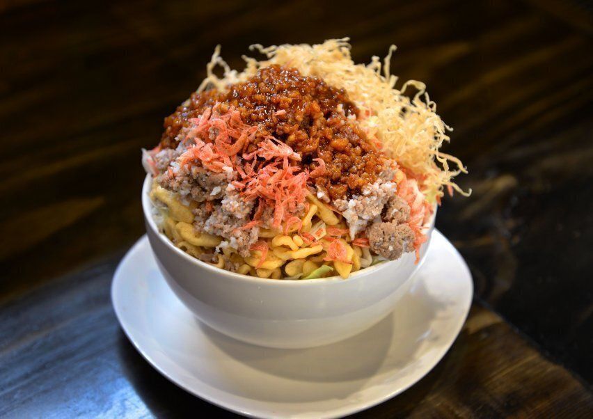 Monjayaki with Curry