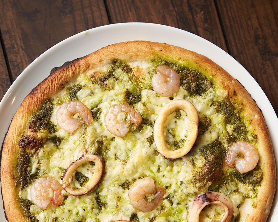 バジルシーフードピザ（￥１１８０（М））