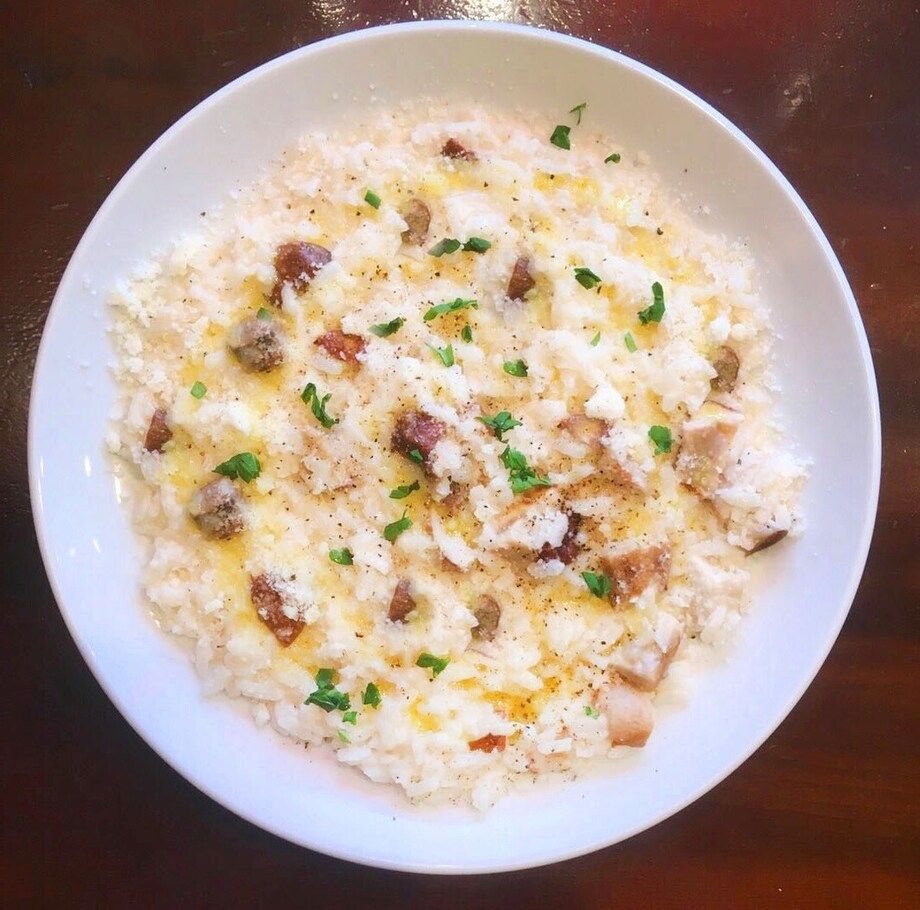 ポルチーニ茸のクリームリゾット