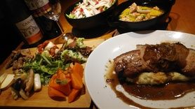 【スタンダードプラン】宮崎まるみ豚ステーキ＆スパークリング飲み放題付き／２ｈ飲放付