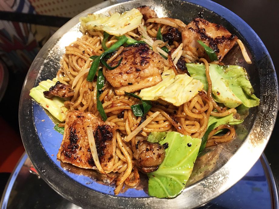 ホルモン焼きそばセット