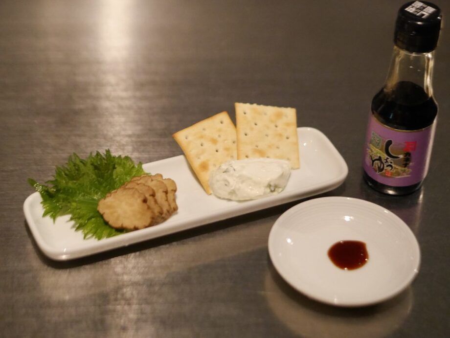 クリームチーズのわさび和え