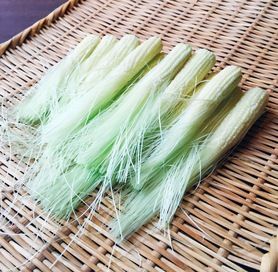 髭つきヤングコーンの天ぷら