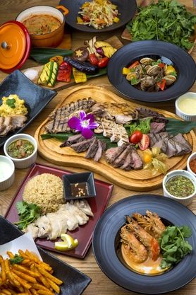 ☆アジアンコース☆全8品/パクチー食べ放題/アジアン/グリル