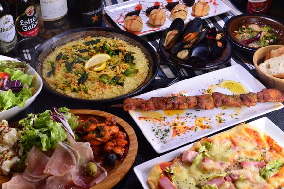 スペインコース2時間飲み放題付き