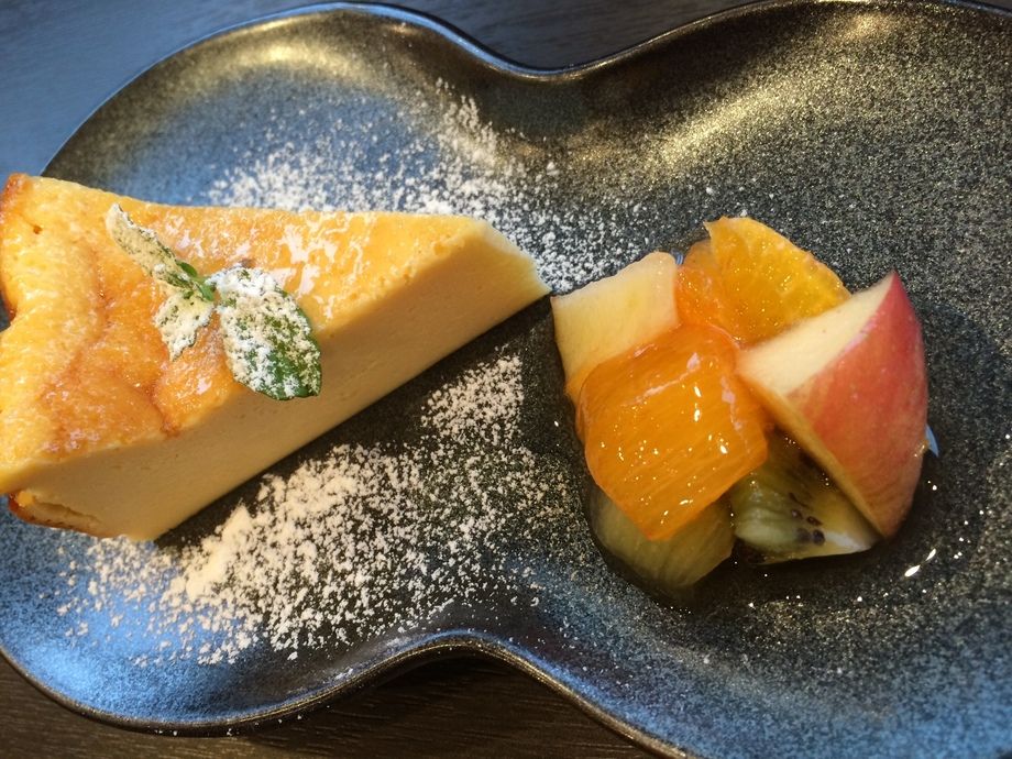 豆乳レアチーズケーキ