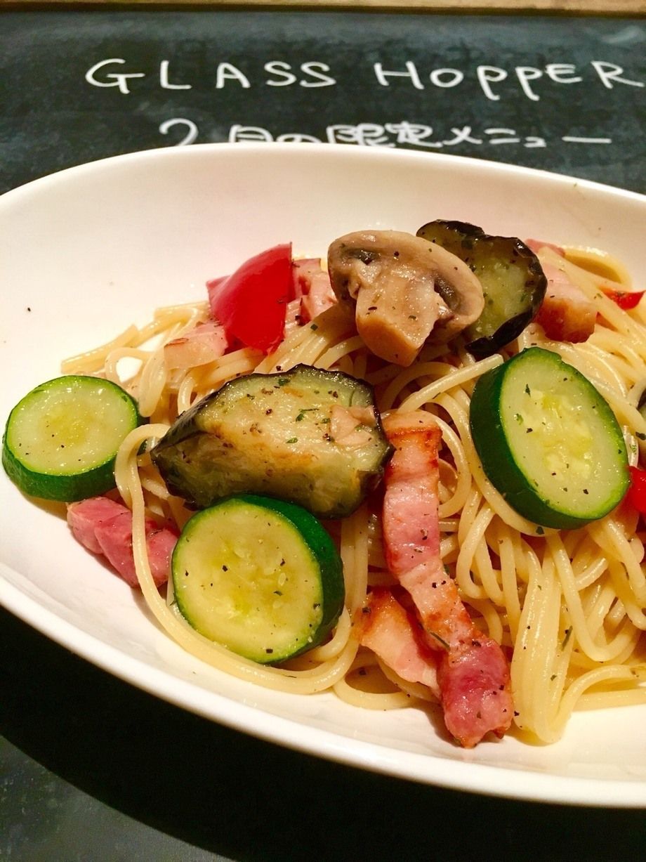 厚切りベーコンとオルトナーラパスタ(2月)