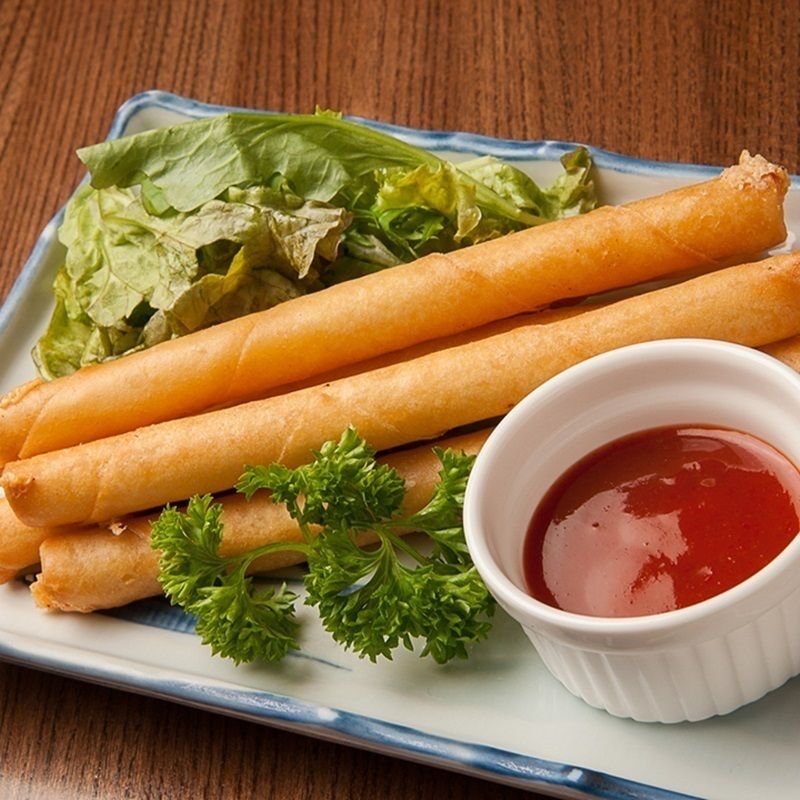 カマンベール揚げ春巻き４本