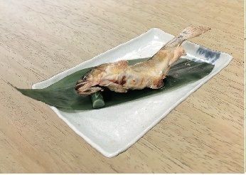 子持ち鮎の塩焼