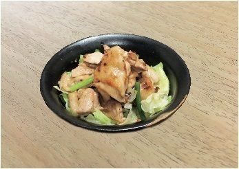 鶏のにんにくバター醤油丼