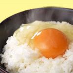 「かっぱの健卵」の卵かけご飯