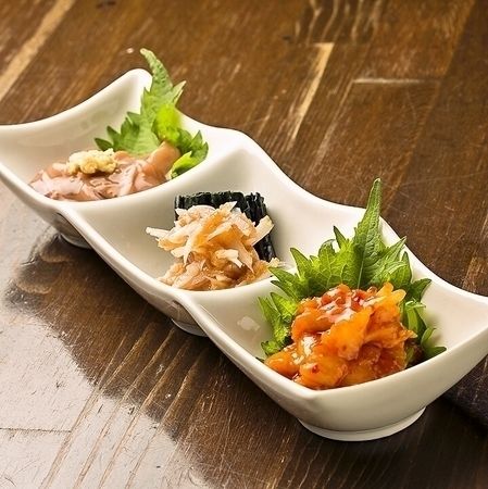 酒の肴３点盛り