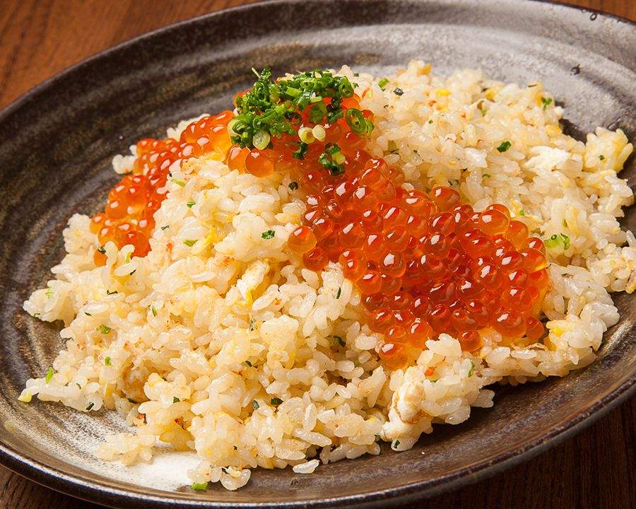 ズワイ蟹・ウニ・イクラ炒飯