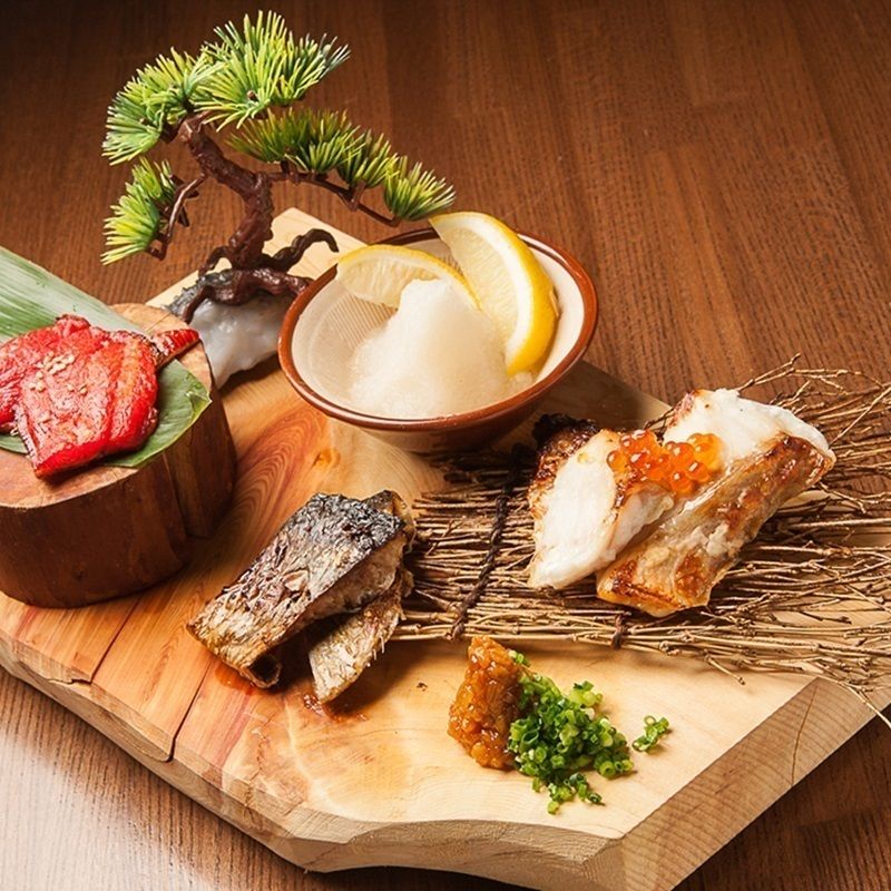 自家製漬け焼き魚盛り合わせ