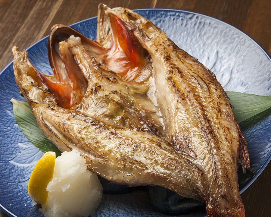 最高級鮮魚のキンキの開き焼き