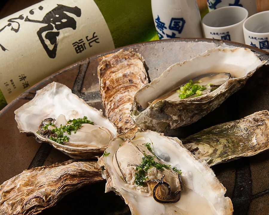 厚岸産蒸し牡蠣