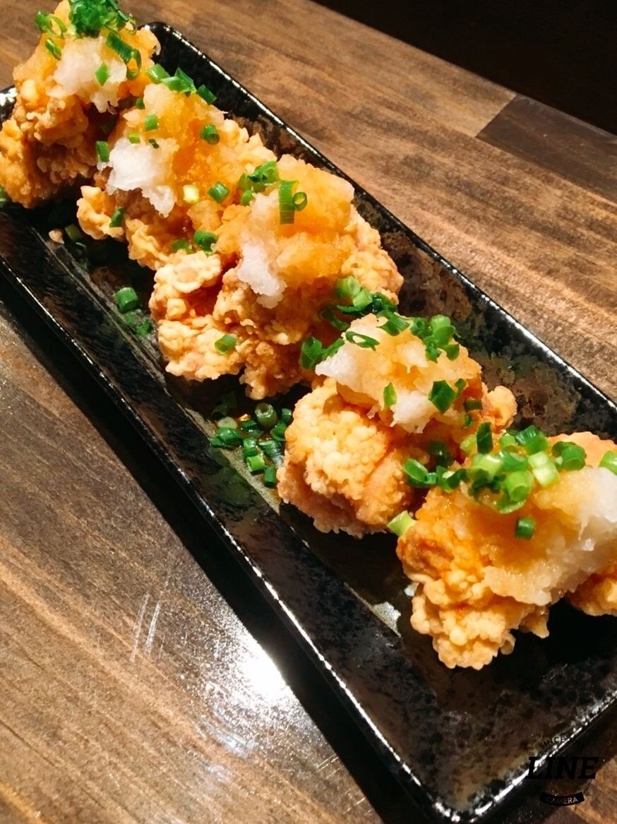 つくば鶏の塩唐揚げおろしポン酢