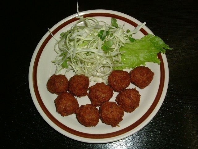 肉団子の揚げ物（600円）