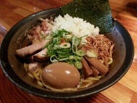 あぶらそば　味玉付