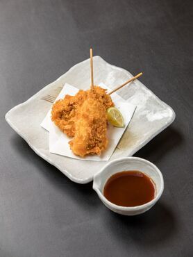 【串 / 揚】 活あなごの串揚げ