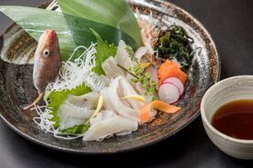 【造り】 活あなごの姿造り