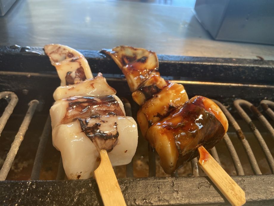 海鮮イカ串（たれ・塩）