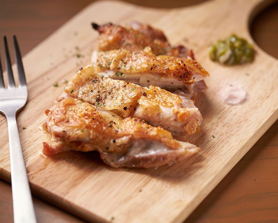 若鶏の岩塩焼き（￥７８０）