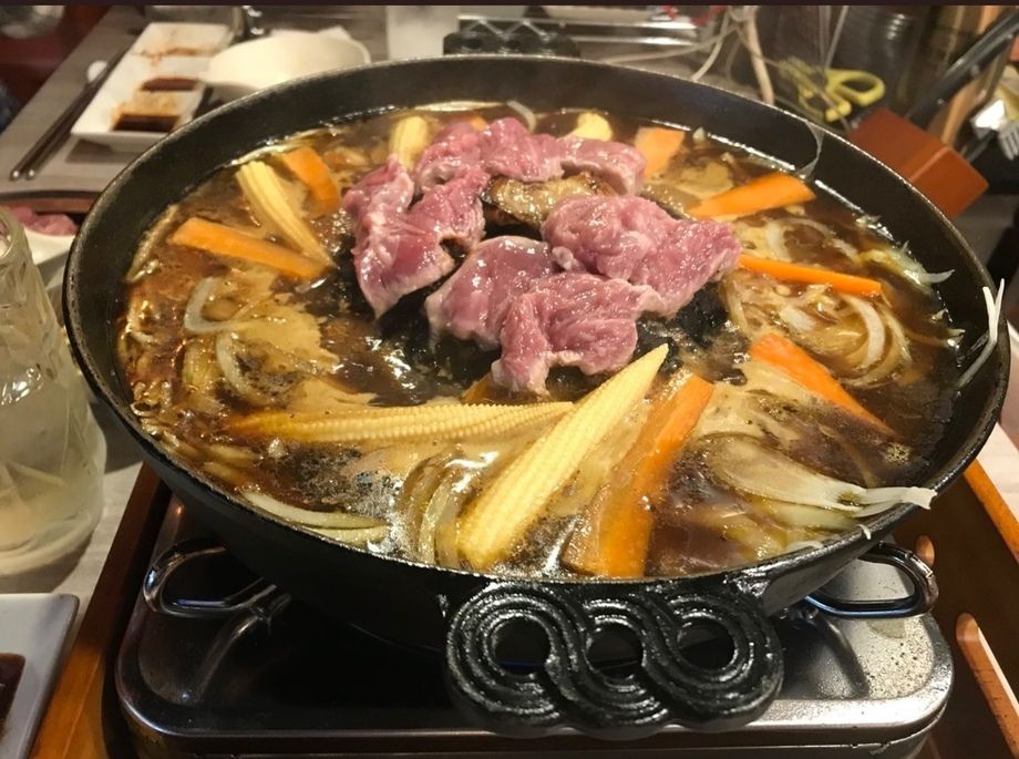 焼きしゃぶカレー鍋（前日までに要予約）