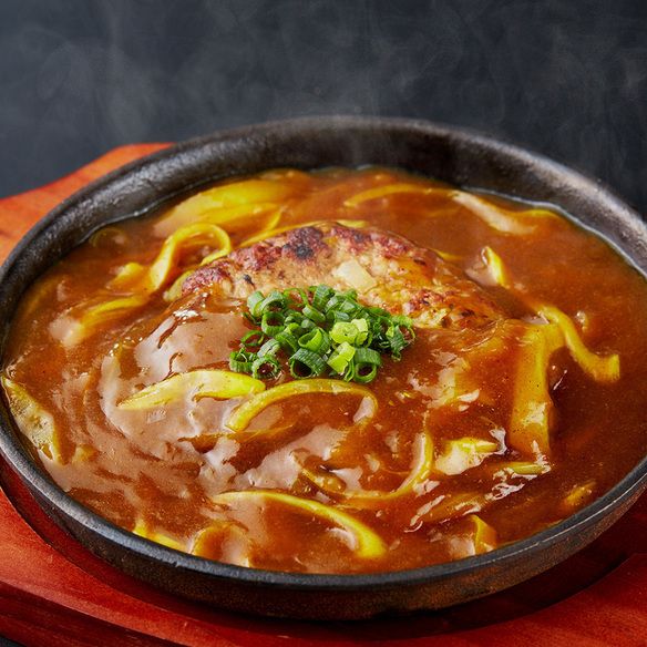 ラムハンバーグ定食・C